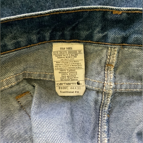 VGC. MENS CARHARTT DENIM JEANS. - Picture 10 of 10